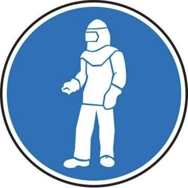 Accuform HAZARD SYMBOLS 24 in REFLECTIVE SHEET MPG347FV - main